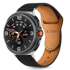 Remienok Tech-Protect Leatherfit Samsung Galaxy Watch 8 / Classic (40 / 44 / 46 mm) Black Remienok Tech-Protect Leatherfit Samsung Galaxy Watch 8 / Classic (40 / 44 / 46 mm) Black