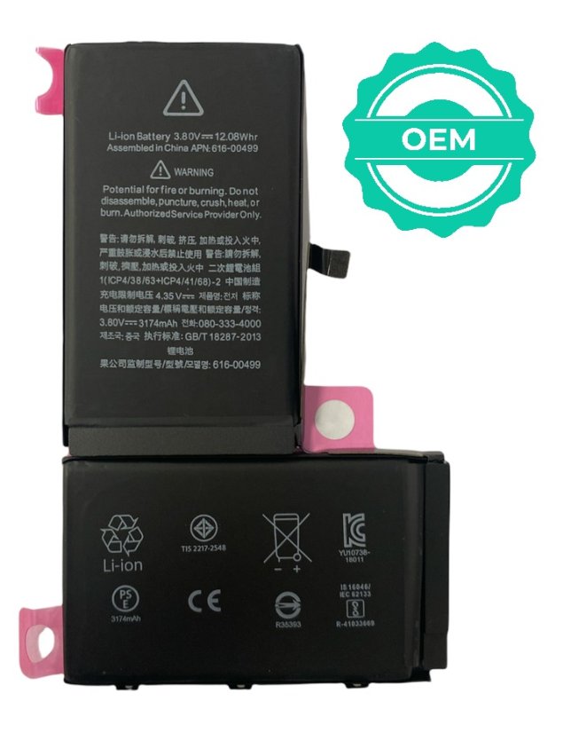 Akkumulátor Apple iPhone XS Max - 3174mAh - OEM akkumulátor