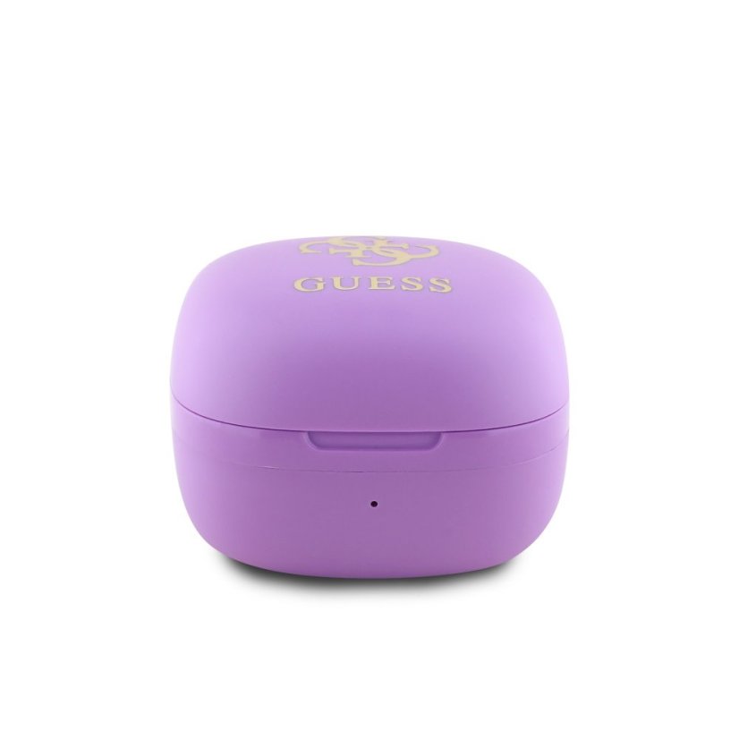 Guess 4G Logo Mini TWS bezdrôtové slúchadlá Purple