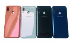 Samsung Galaxy A20e - Zadný kryt - biely - so sklíčkom zadnej kamery (náhradný diel)