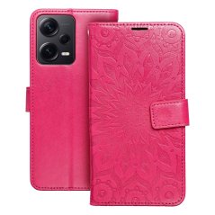 Kryt Mezzo Book Case Xiaomi Redmi Note 12 Pro 5G Mandala Magenta