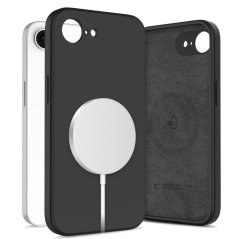 Kryt Tech-Protect Liquid Silicone Magsafe iPhone 16E Black Kryt Tech-Protect Liquid Silicone Magsafe iPhone 16E Black