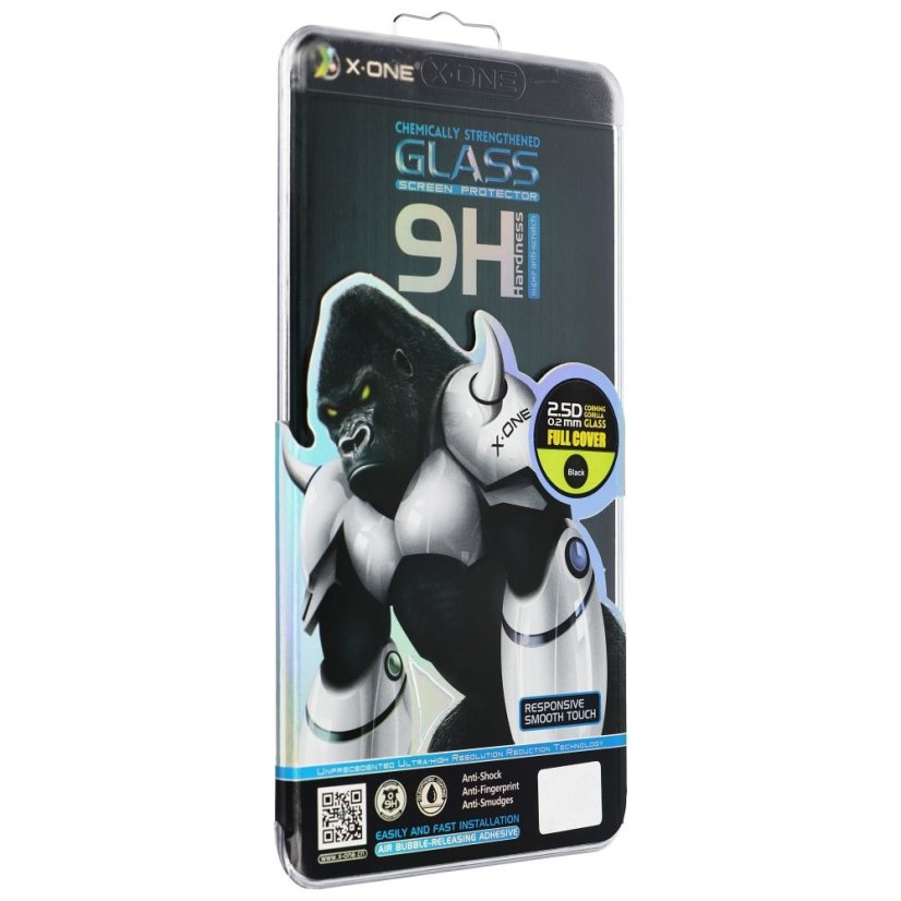 3D Full Cover Ochranné tvrdené sklo X-One - Samsung Galaxy S23 Plus (Case Friendly) - Working Fingerprint Sensor