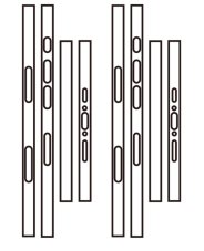 engaroGuard Hydrogel - ochranná fólia na ochranu rámika - iPhone 16 Pro