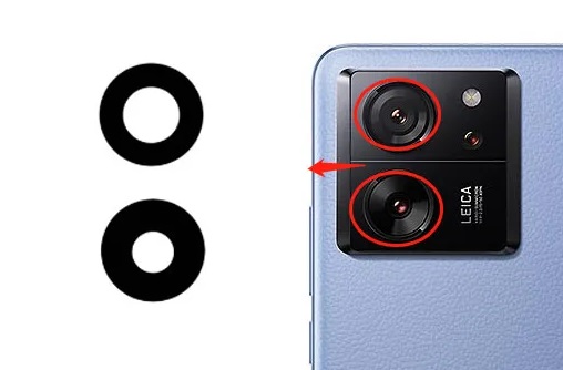 Csere hátsó kameraüveg - Xiaomi 13T/13T Pro