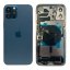 Apple iPhone 12 Pro - Zadný housing s predinštalovanými dielmi (Pacific Blue)