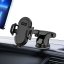 Držiak do auta Tech-Protect V1 Universal Windshield & Dashboard Car Mount Black