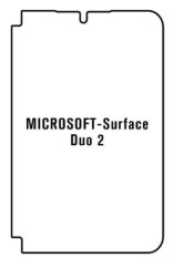 Hydrogel - ochranná fólia - Microsoft Surface Duo 2 - pravá strana