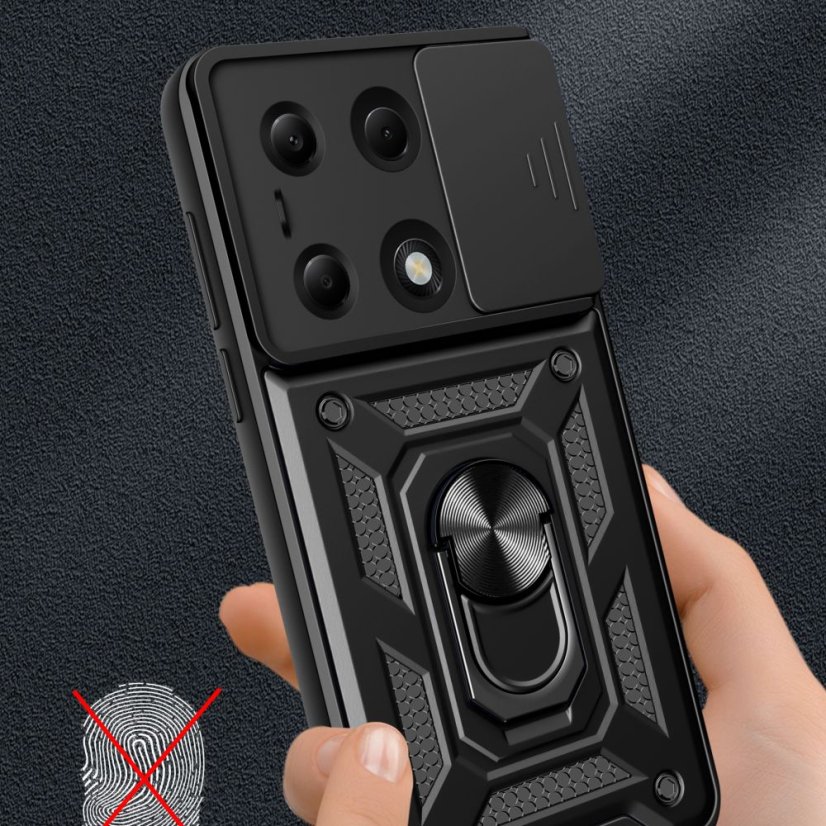 Tok Tech-Protect Camshield Pro Xiaomi Redmi Note 13 Pro 4G / LTE / 14S / Poco M6 Pro 4G / LTE Black