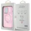 Kryt Original Faceplate Case Guess Guhmp15Lhrsgsp iPhone 15 Pro (s MagSafe / Glitter Script Logo / Ring Stand / Pink)