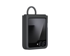 EF-PF741TBE Samsung Silikonový kryt s Kroužkem pro Samsung Galaxy Z Flip 6/7 FE Black