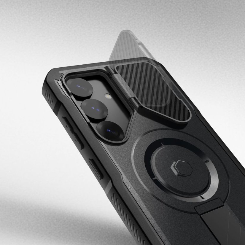 Kryt Tech-Protect Kevlar Kevlar Magsafe Samsung Galaxy S25+ Plus Black