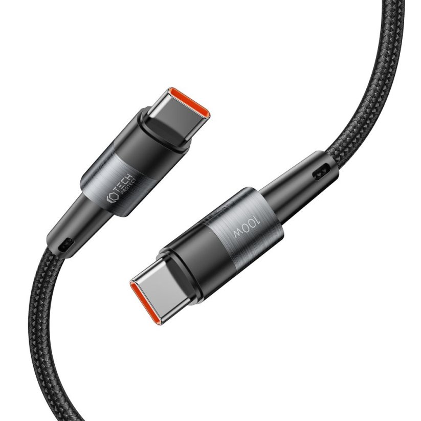 Kábel Tech-Protect Ultraboost Type-C Cable PD100W/5A 200cm Grey