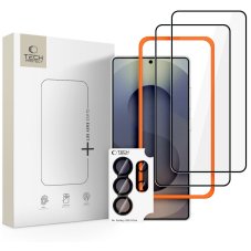 Ochranné tvrzené sklo Tech-Protect Easy Set+ 3-Pack Samsung Galaxy S26 Ultra Black