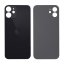 Apple iPhone 12 - Sklo zadného housingu so zväčšeným otvorom na kameru (Black)