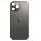 Apple iPhone 14 Pro - Sklo zadného housingu so zväčšeným otvorom na kameru (Space Black)