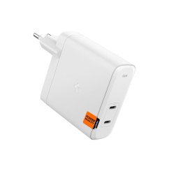 Nabíjačka do siete Spigen Arcstation Pro Gan-1402 2-Port Network Charger 140W White