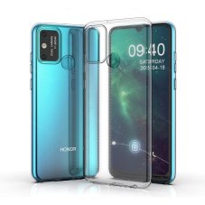 Transparentný silikónový kryt s hrúbkou 0,5mm - Huawei Honor 9A priesvitný Transparentný silikónový kryt s hrúbkou 0,5mm - Huawei Honor 9A priesvitný