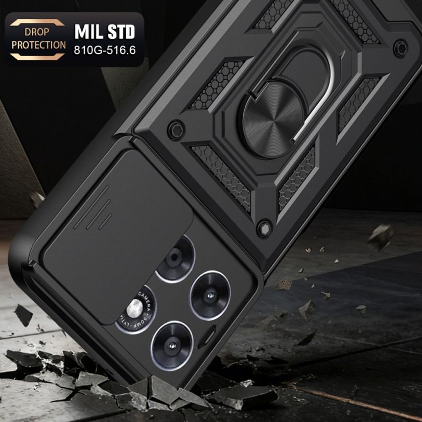 Kryt Tech-Protect Camshield Pro Motorola Moto G67 / G77 Black