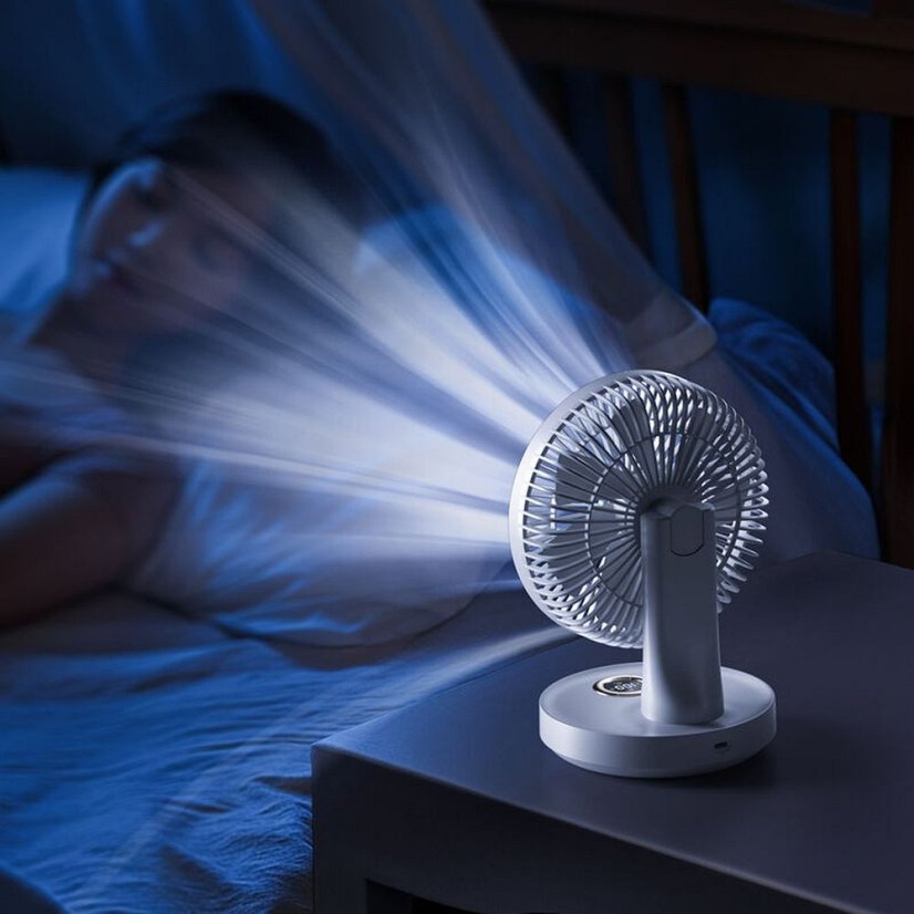 Desk Fan Lld-F77 Beige