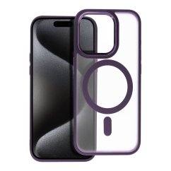 Kryt Matte Mag Cover Case s MagSafe iPhone 15 Pro Purple