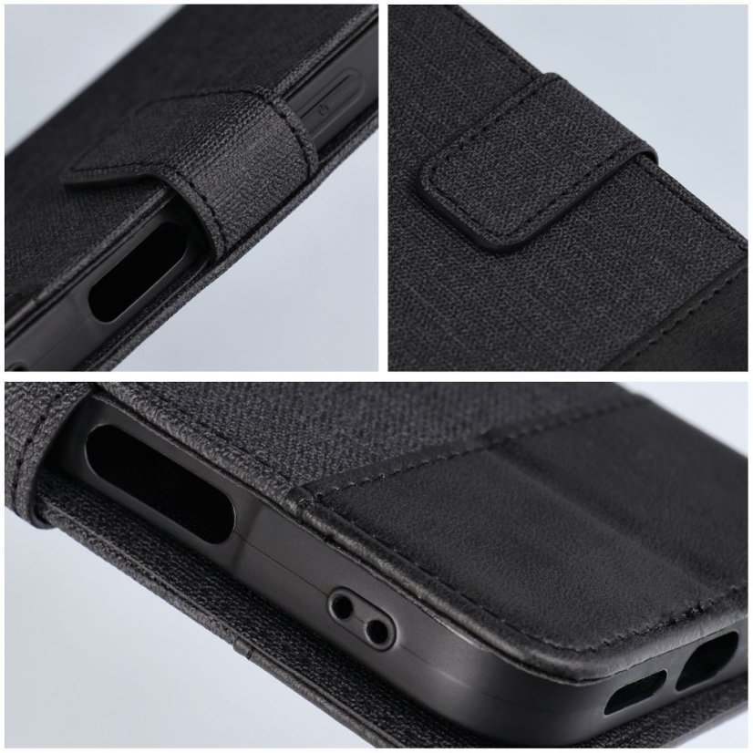 Kryt Flip Case Xiaomi Redmi 13C / Poco C65 Gomma Book Black