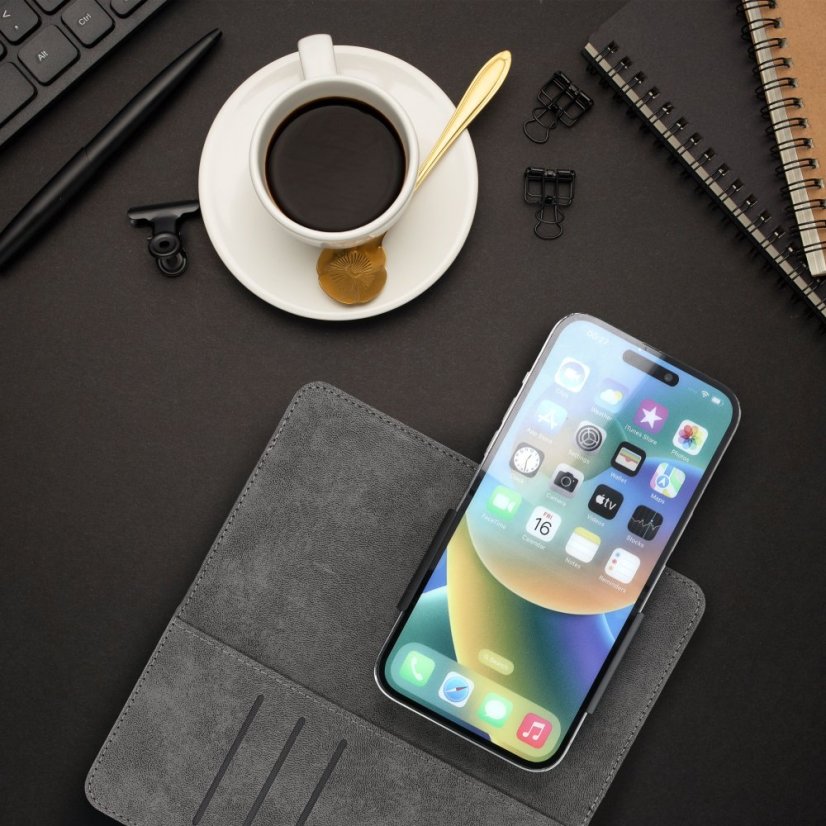 Tok Flip Case Samsung Galaxy S21 / Note / Note 2 / Note 3 / S10 / Huawei P30 Lite / P9 / P9 Lite / Sony Xperia Z3 / Z4 / Z5 Black