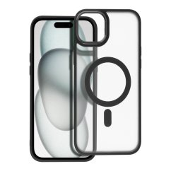 Kryt Matte Mag Cover Case s MagSafe iPhone 15 Plus Black