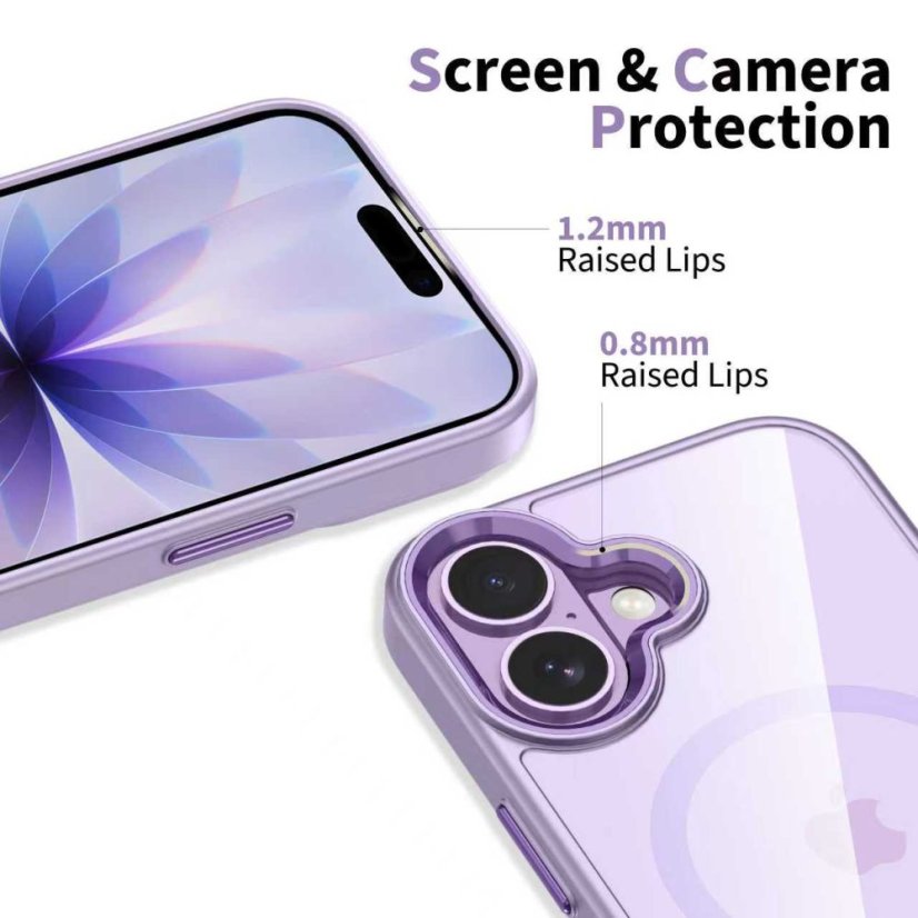 Kryt Tech-Protect Magmat Magsafe iPhone 17 Lavender/Clear