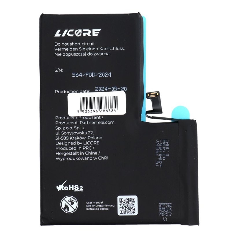 Batéria Battery  iPhone 14 Pro Max 4323 mAh  Licore