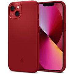 KRYT SPIGEN SILICONE FIT iPhone 13 mini RED