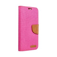 Kryt Canvas Book Case Samsung Galaxy S22 Plus Pink