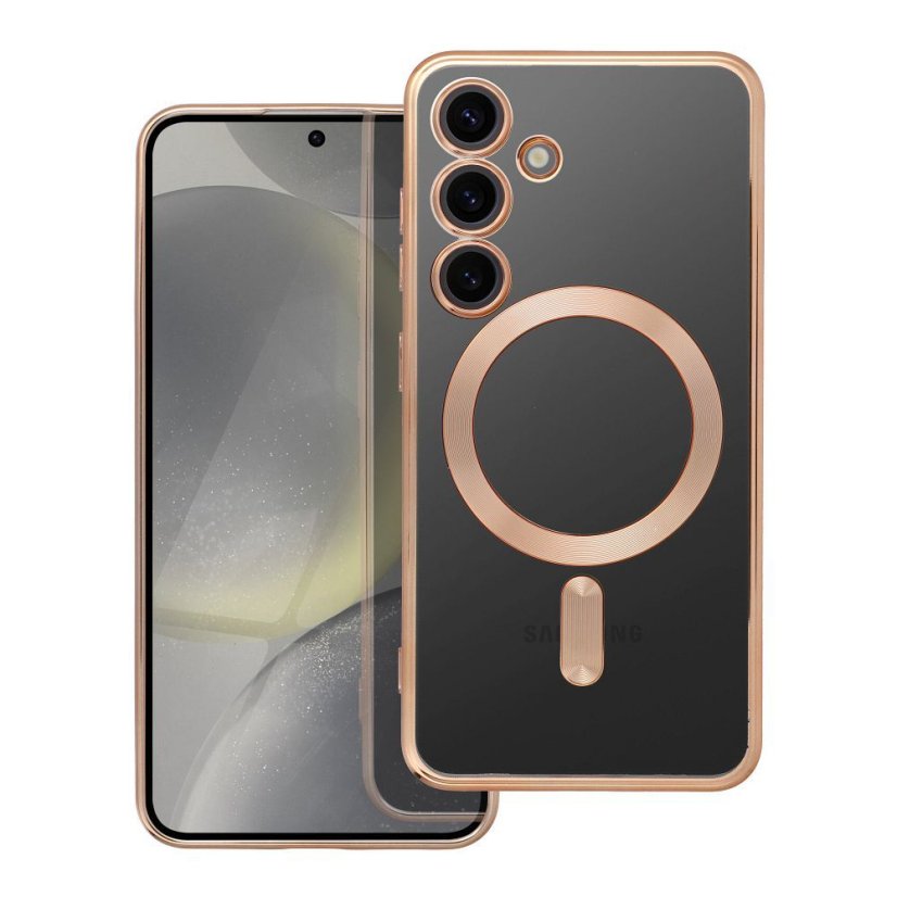 Kryt Case Samsung Galaxy S24 Electro Mag Cover s MagSafe Gold