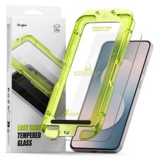 2 darabos csomag, Ringke Easy Slide edzett védőüveg Samsung Galaxy S25 FE Clear