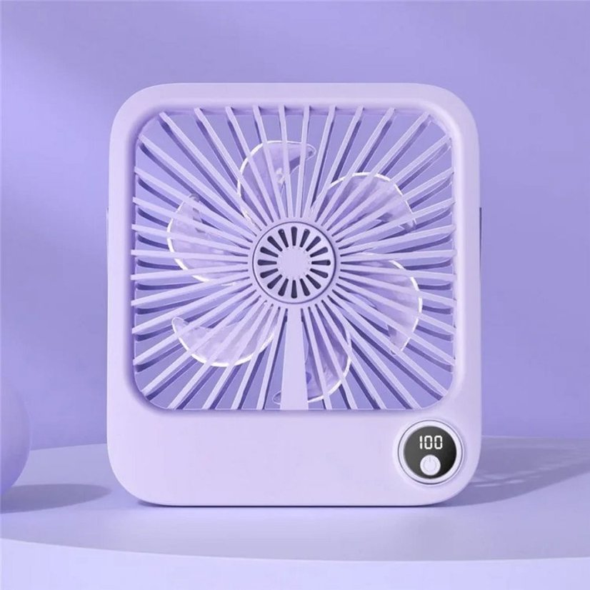 Desk Fan With Adjustable Stand W30 Purple