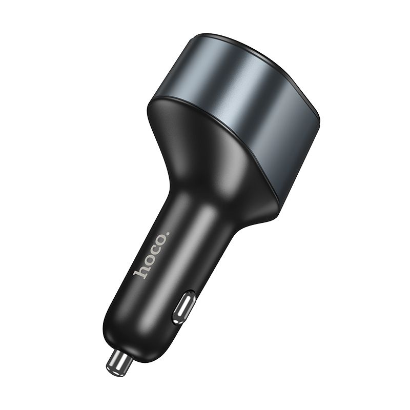 Nabíjačka auta Car Charger Hoco USB A + USB C + Cigarette Lighter Pd Qc3.0 3A 35W Z56 Black