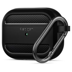 Kryt Spigen Rugged Armor Apple Airpods Pro 1 Matte Black