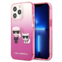 Kryt Karl Lagerfeld Case iPhone 13 Pro Klhcp13Ltgkcp (K Choupette Centered) Gradpink