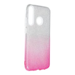 Kryt Forcell SHINING Case Huawei P40 LITE E priesvitný/ružový Kryt Forcell SHINING Case Huawei P40 LITE E priesvitný/ružový