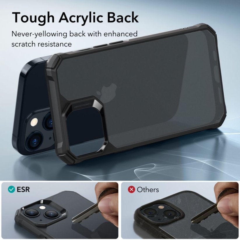 Kryt ESR Air Armor iPhone 15 Frosted Black