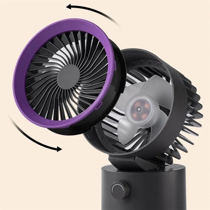 Desk Fan Lld-F87R White