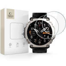 Ochranné tvrzené sklo Tech-Protect Glass Fit+ 2-Pack Amazfit T-Rex Ultra 2 čiré