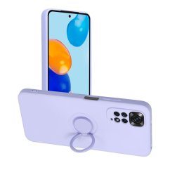 Kryt Silicone Ring Case Xiaomi Redmi Note 11 / 11S Violet