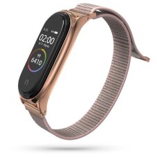 Řemínek Tech-Protect Nylon Xiaomi Mi Smart Band 7/7 Nfc Rose Gold