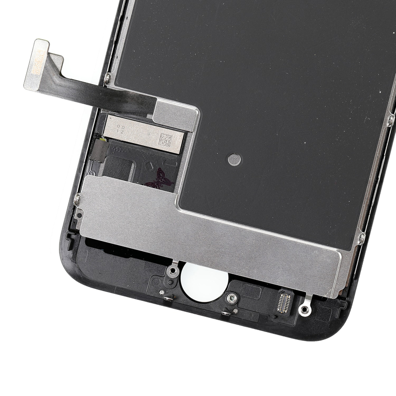 Fekete LCD iPhone 8 elülső kamerával + közelségérzékelővel OEM (home gomb nélkül)