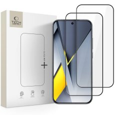 Ochranné tvrdené sklo Tech-Protect Glass Fit+ 2-Pack Xiaomi Poco F8 Pro Black