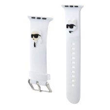 Karl Lagerfeld Karl and Choupette Head NFT řemínek pro Apple Watch 38/40/41 White Karl Lagerfeld Karl and Choupette Head NFT řemínek pro Apple Watch 38/40/41 White