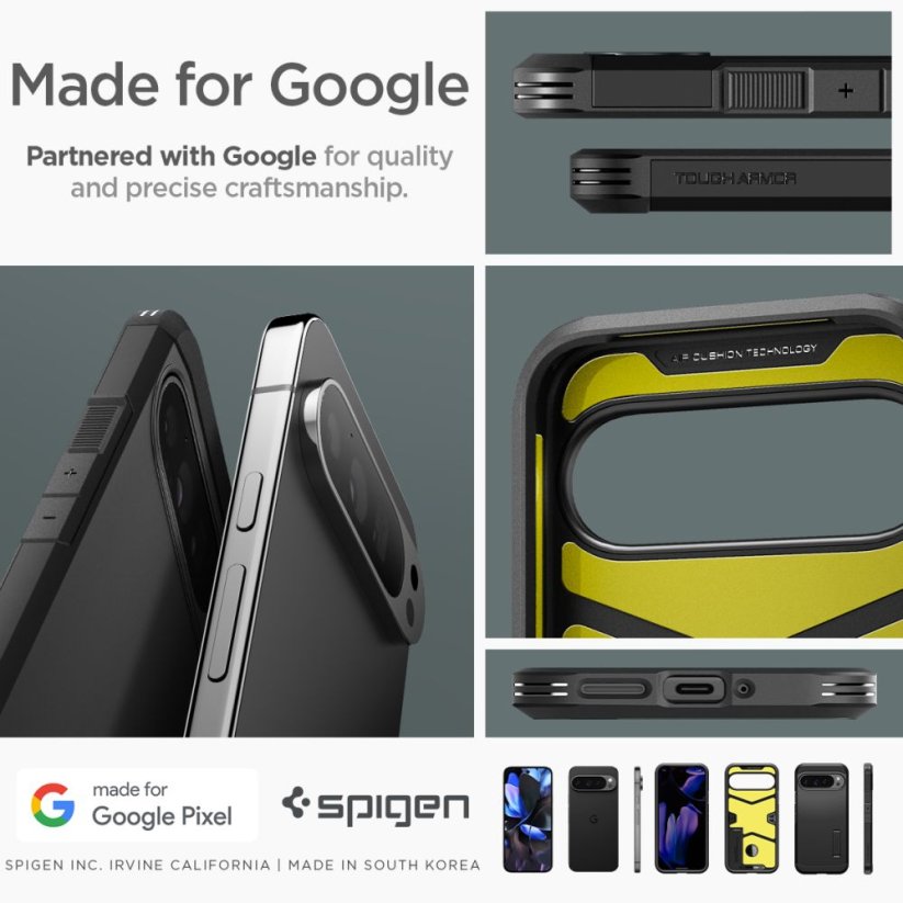 Kryt Spigen Tough Armor Google Pixel 9 Pro Xl Black