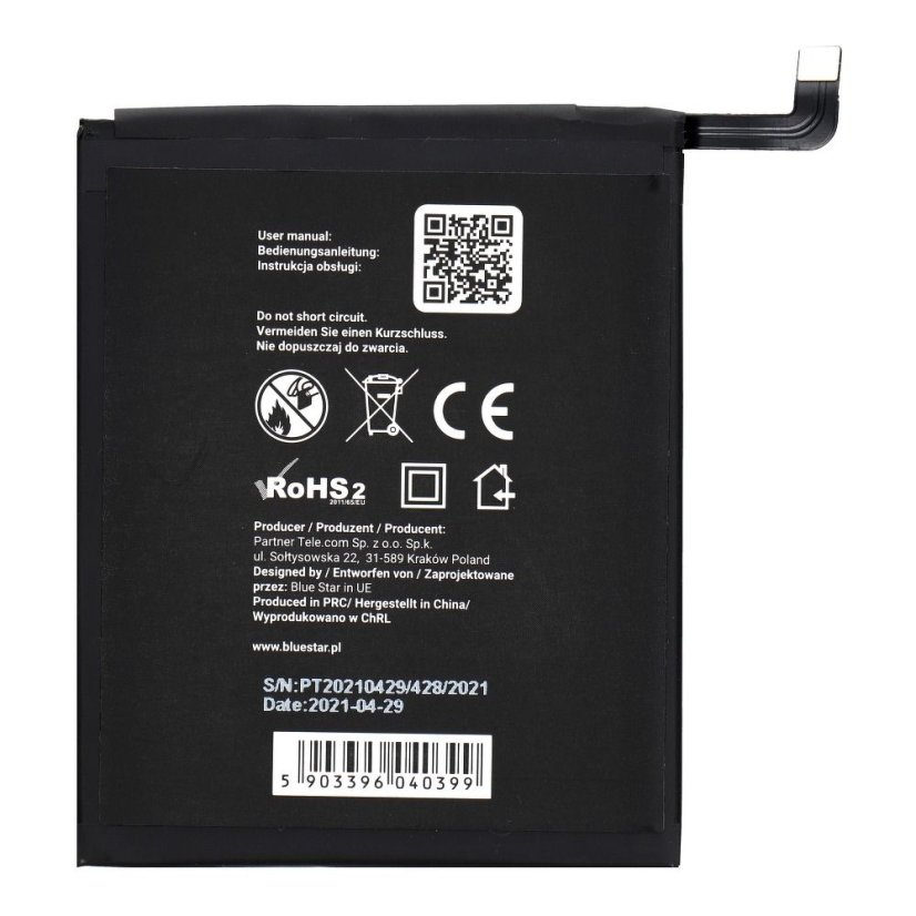 Akkumulátor Battery Xiaomi Redmi 6 / 6A (Bn37) 3000 mAh Blue Star