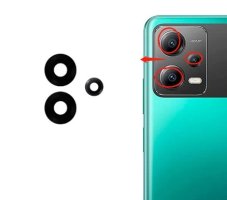 Náhradní sklo zadní kamery - Xiaomi Poco X5
